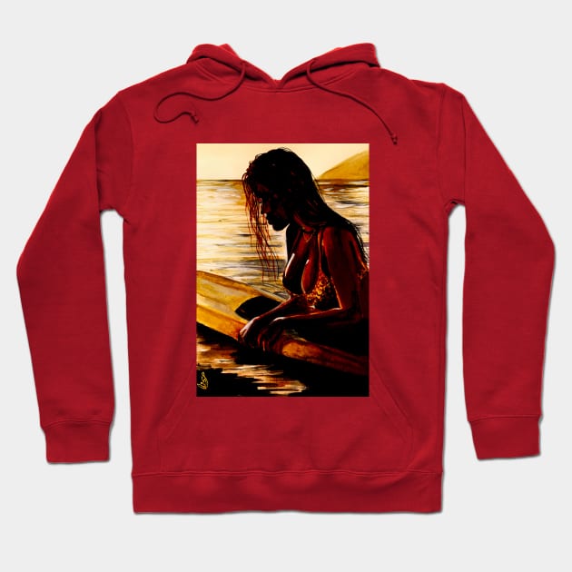 Summer sunset Hoodie by The artist of light in the darkness 